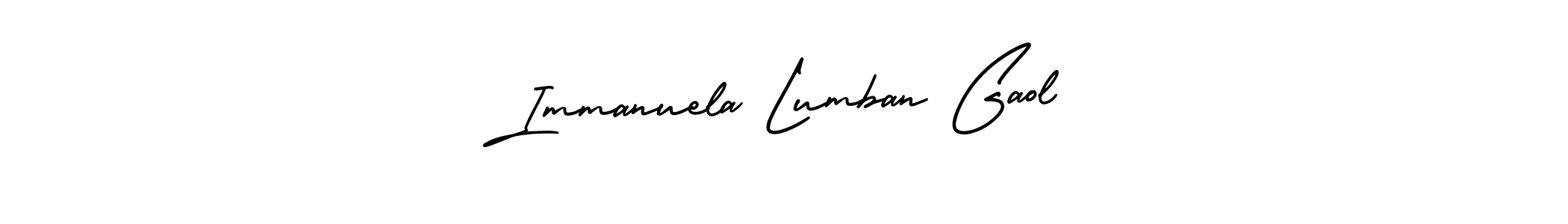 if you are searching for the best signature style for your name Immanuela Lumban Gaol. so please give up your signature search. here we have designed multiple signature styles  using AmerikaSignatureDemo-Regular. Immanuela Lumban Gaol signature style 3 images and pictures png