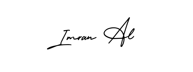 Design your own signature with our free online signature maker. With this signature software, you can create a handwritten (AmerikaSignatureDemo-Regular) signature for name Imran Al. Imran Al signature style 3 images and pictures png