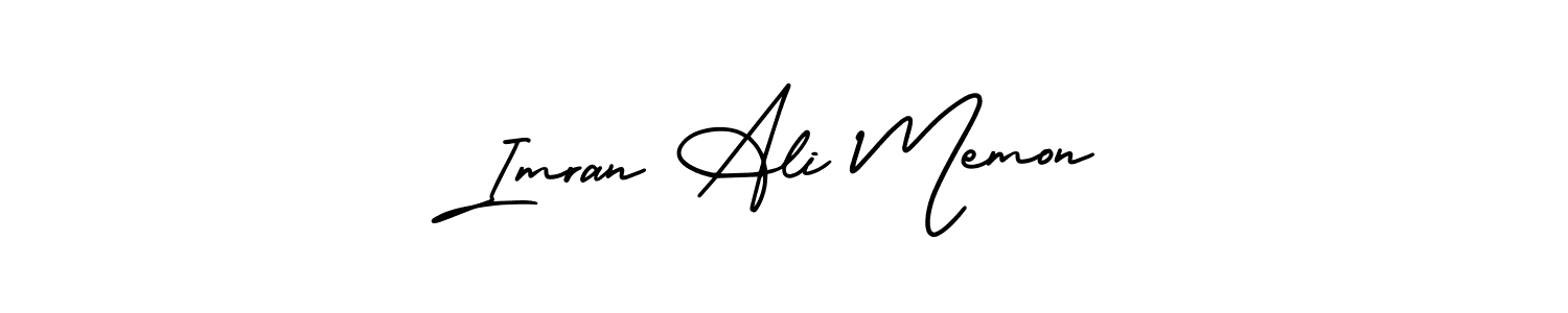 How to make Imran Ali Memon signature? AmerikaSignatureDemo-Regular is a professional autograph style. Create handwritten signature for Imran Ali Memon name. Imran Ali Memon signature style 3 images and pictures png