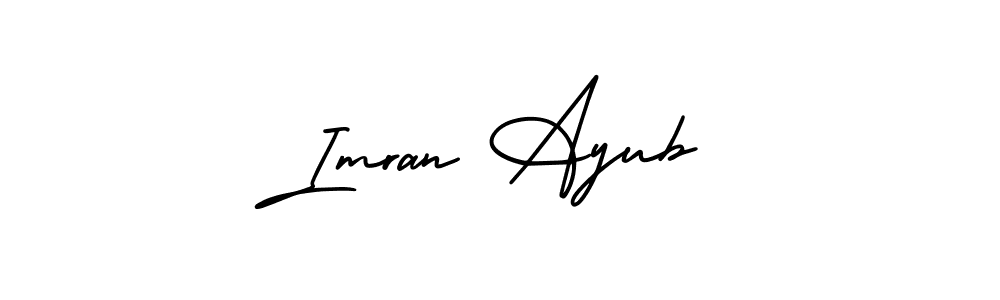 if you are searching for the best signature style for your name Imran Ayub. so please give up your signature search. here we have designed multiple signature styles  using AmerikaSignatureDemo-Regular. Imran Ayub signature style 3 images and pictures png