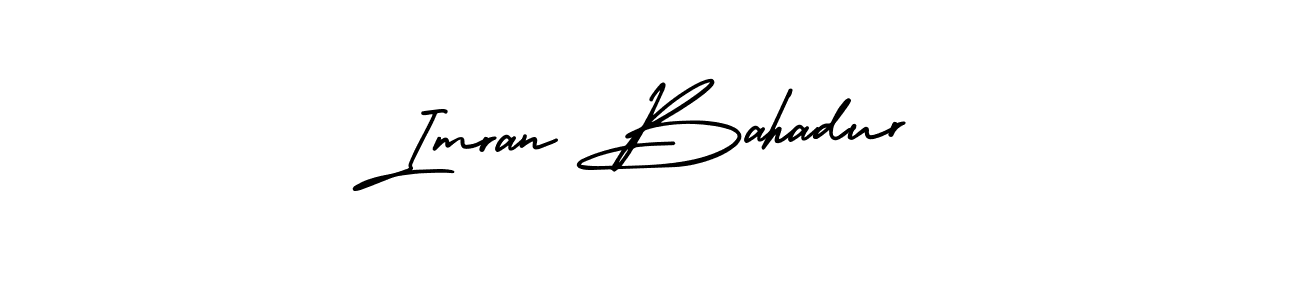 Make a short Imran Bahadur signature style. Manage your documents anywhere anytime using AmerikaSignatureDemo-Regular. Create and add eSignatures, submit forms, share and send files easily. Imran Bahadur signature style 3 images and pictures png