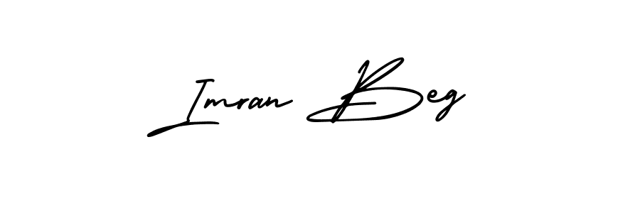 It looks lik you need a new signature style for name Imran Beg. Design unique handwritten (AmerikaSignatureDemo-Regular) signature with our free signature maker in just a few clicks. Imran Beg signature style 3 images and pictures png