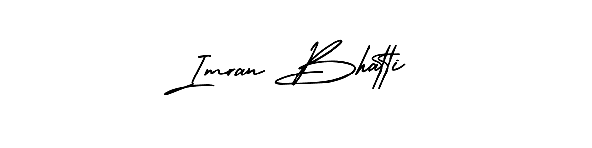 How to Draw Imran Bhatti signature style? AmerikaSignatureDemo-Regular is a latest design signature styles for name Imran Bhatti. Imran Bhatti signature style 3 images and pictures png