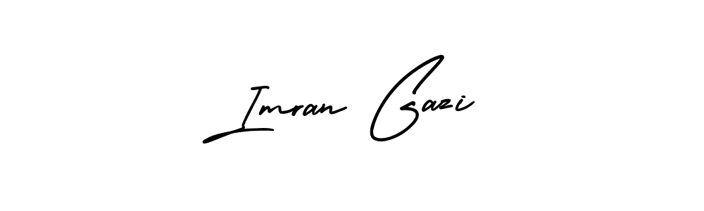 How to make Imran Gazi signature? AmerikaSignatureDemo-Regular is a professional autograph style. Create handwritten signature for Imran Gazi name. Imran Gazi signature style 3 images and pictures png