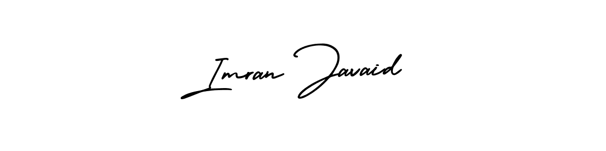 Use a signature maker to create a handwritten signature online. With this signature software, you can design (AmerikaSignatureDemo-Regular) your own signature for name Imran Javaid. Imran Javaid signature style 3 images and pictures png