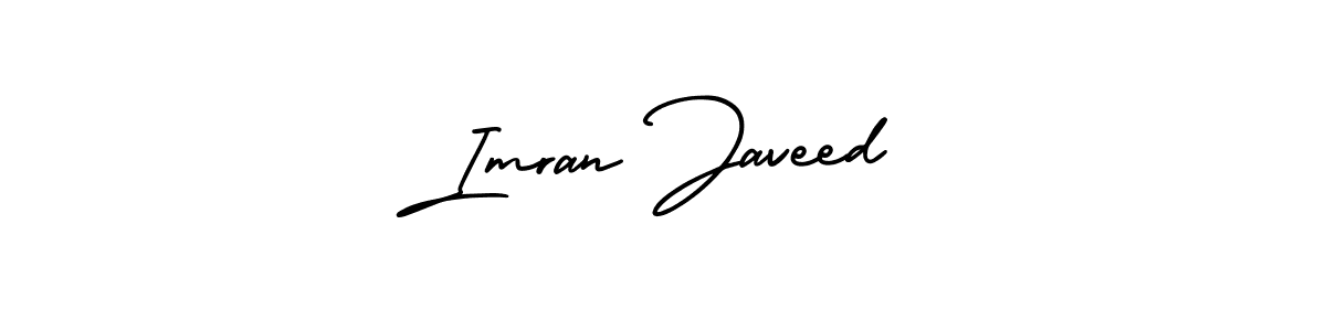You should practise on your own different ways (AmerikaSignatureDemo-Regular) to write your name (Imran Javeed) in signature. don't let someone else do it for you. Imran Javeed signature style 3 images and pictures png