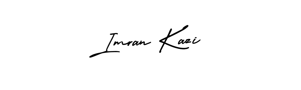 How to make Imran Kazi signature? AmerikaSignatureDemo-Regular is a professional autograph style. Create handwritten signature for Imran Kazi name. Imran Kazi signature style 3 images and pictures png