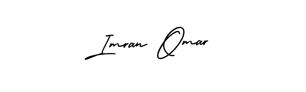 How to make Imran Omar name signature. Use AmerikaSignatureDemo-Regular style for creating short signs online. This is the latest handwritten sign. Imran Omar signature style 3 images and pictures png