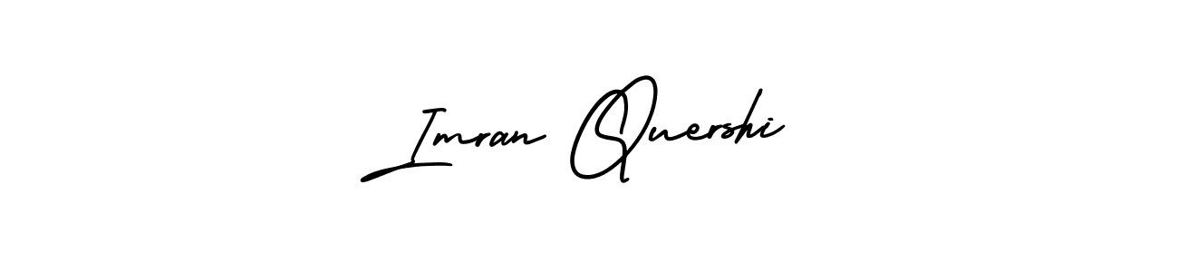 How to make Imran Quershi name signature. Use AmerikaSignatureDemo-Regular style for creating short signs online. This is the latest handwritten sign. Imran Quershi signature style 3 images and pictures png
