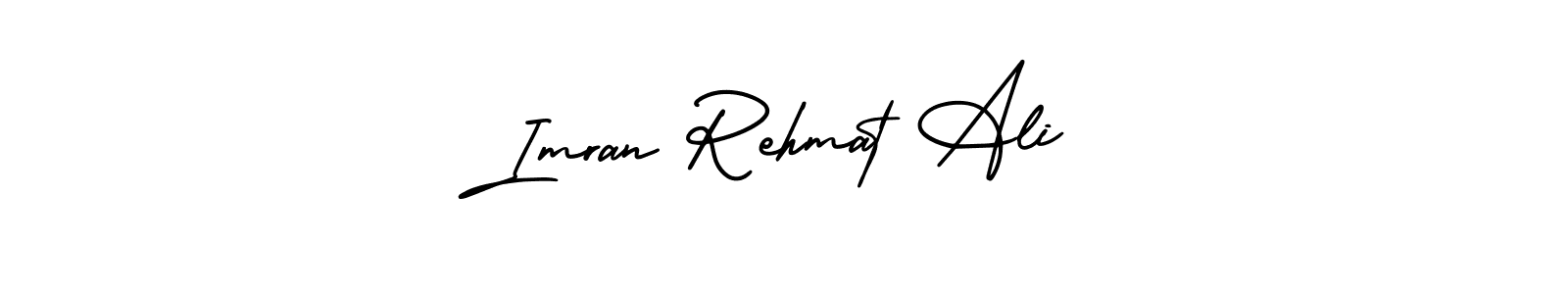 Imran Rehmat Ali stylish signature style. Best Handwritten Sign (AmerikaSignatureDemo-Regular) for my name. Handwritten Signature Collection Ideas for my name Imran Rehmat Ali. Imran Rehmat Ali signature style 3 images and pictures png