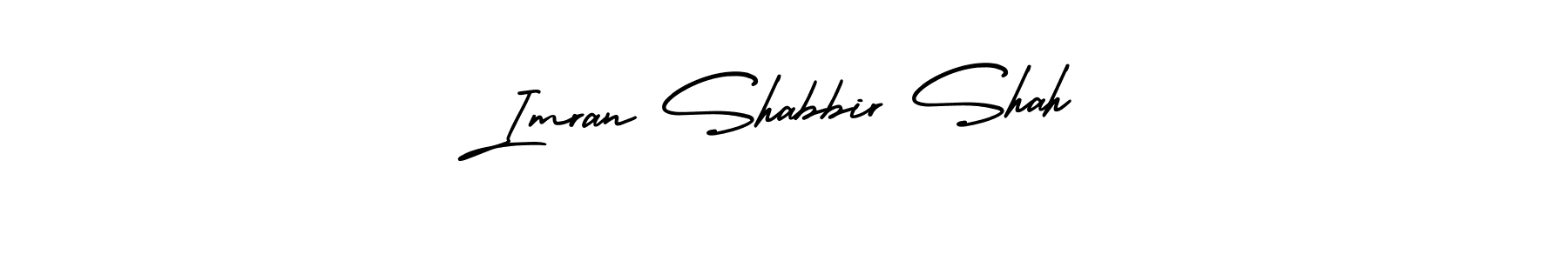 How to make Imran Shabbir Shah name signature. Use AmerikaSignatureDemo-Regular style for creating short signs online. This is the latest handwritten sign. Imran Shabbir Shah signature style 3 images and pictures png