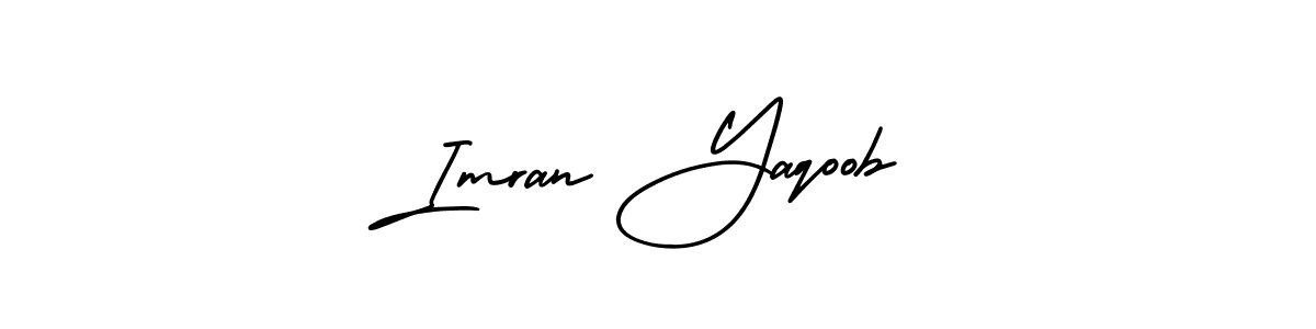 Make a beautiful signature design for name Imran Yaqoob. With this signature (AmerikaSignatureDemo-Regular) style, you can create a handwritten signature for free. Imran Yaqoob signature style 3 images and pictures png