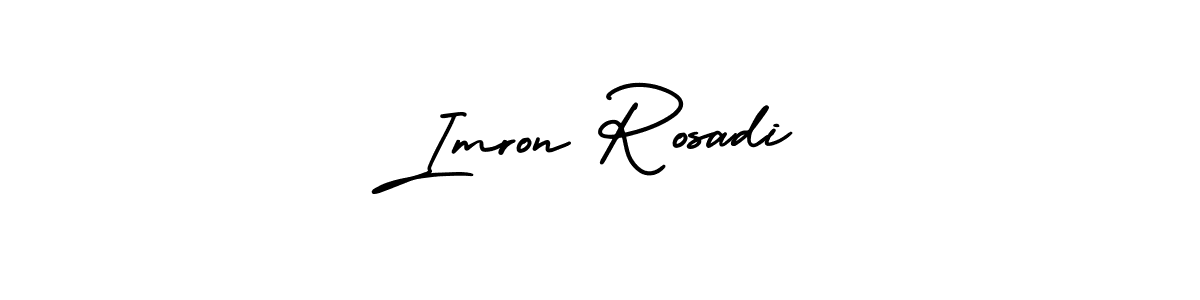 See photos of Imron Rosadi official signature by Spectra . Check more albums & portfolios. Read reviews & check more about AmerikaSignatureDemo-Regular font. Imron Rosadi signature style 3 images and pictures png