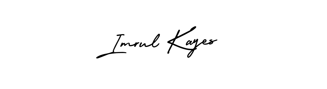 AmerikaSignatureDemo-Regular is a professional signature style that is perfect for those who want to add a touch of class to their signature. It is also a great choice for those who want to make their signature more unique. Get Imrul Kayes name to fancy signature for free. Imrul Kayes signature style 3 images and pictures png