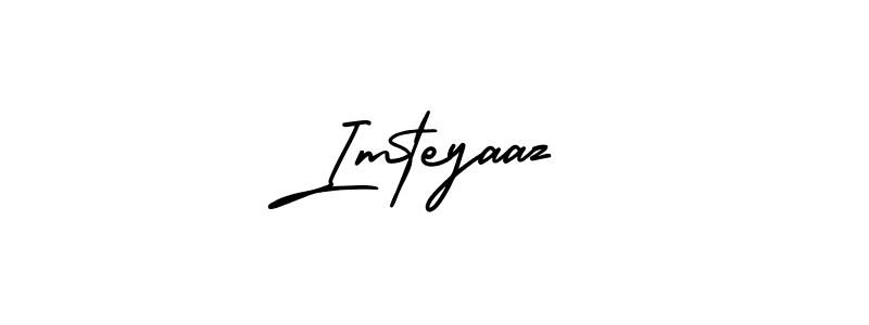 Create a beautiful signature design for name Imteyaaz. With this signature (AmerikaSignatureDemo-Regular) fonts, you can make a handwritten signature for free. Imteyaaz signature style 3 images and pictures png
