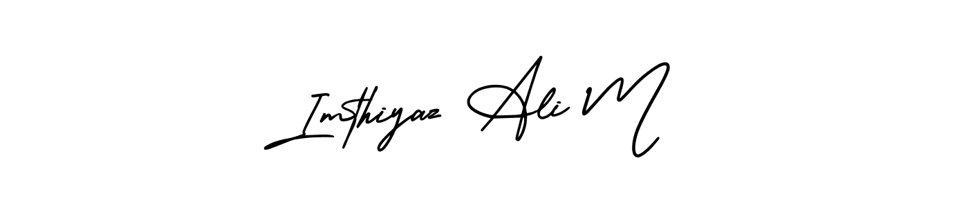 See photos of Imthiyaz Ali M official signature by Spectra . Check more albums & portfolios. Read reviews & check more about AmerikaSignatureDemo-Regular font. Imthiyaz Ali M signature style 3 images and pictures png