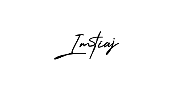 Imtiaj stylish signature style. Best Handwritten Sign (AmerikaSignatureDemo-Regular) for my name. Handwritten Signature Collection Ideas for my name Imtiaj. Imtiaj signature style 3 images and pictures png