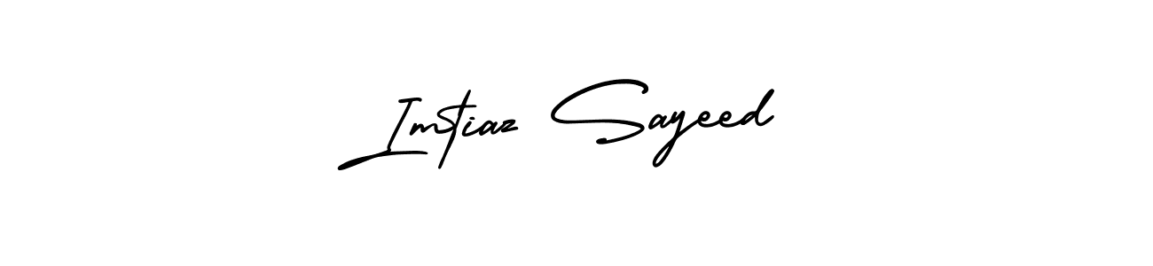 Make a beautiful signature design for name Imtiaz Sayeed. Use this online signature maker to create a handwritten signature for free. Imtiaz Sayeed signature style 3 images and pictures png