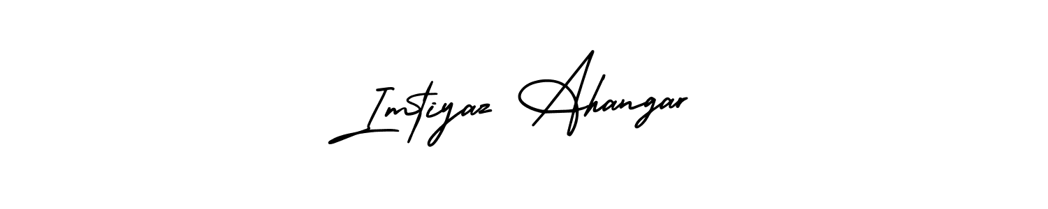 Also You can easily find your signature by using the search form. We will create Imtiyaz Ahangar name handwritten signature images for you free of cost using AmerikaSignatureDemo-Regular sign style. Imtiyaz Ahangar signature style 3 images and pictures png