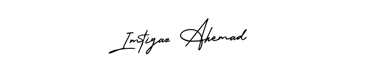 Create a beautiful signature design for name Imtiyaz Ahemad. With this signature (AmerikaSignatureDemo-Regular) fonts, you can make a handwritten signature for free. Imtiyaz Ahemad signature style 3 images and pictures png