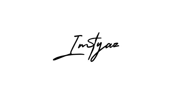 Make a beautiful signature design for name Imtyaz. With this signature (AmerikaSignatureDemo-Regular) style, you can create a handwritten signature for free. Imtyaz signature style 3 images and pictures png