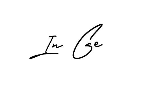 You can use this online signature creator to create a handwritten signature for the name In Ge. This is the best online autograph maker. In Ge signature style 3 images and pictures png