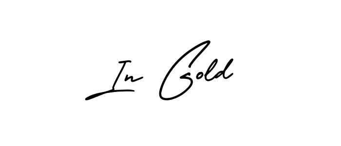 You should practise on your own different ways (AmerikaSignatureDemo-Regular) to write your name (In Gold) in signature. don't let someone else do it for you. In Gold signature style 3 images and pictures png