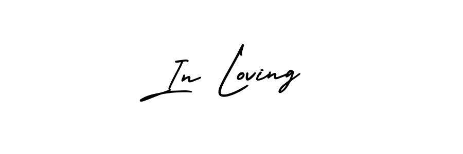 How to make In Loving signature? AmerikaSignatureDemo-Regular is a professional autograph style. Create handwritten signature for In Loving name. In Loving signature style 3 images and pictures png