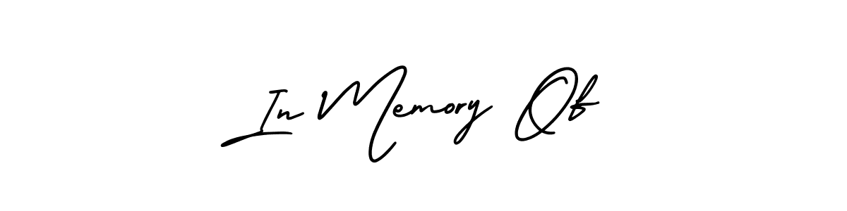 Use a signature maker to create a handwritten signature online. With this signature software, you can design (AmerikaSignatureDemo-Regular) your own signature for name In Memory Of. In Memory Of signature style 3 images and pictures png