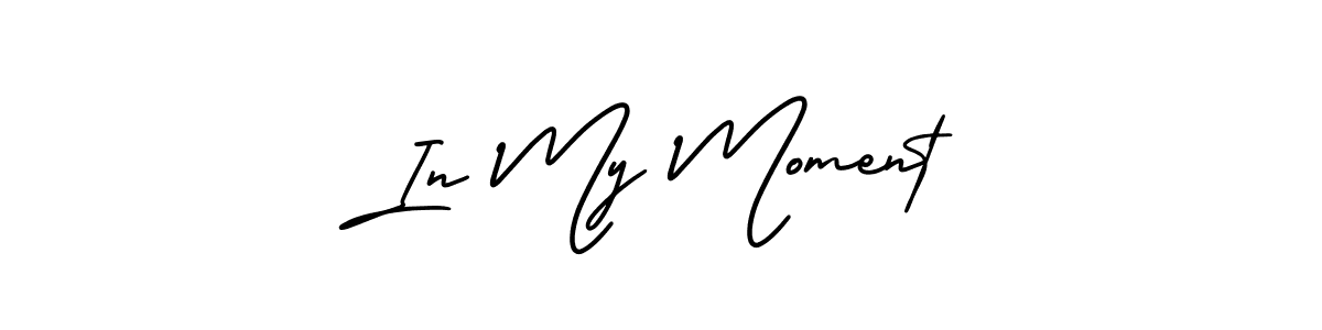 Best and Professional Signature Style for In My Moment. AmerikaSignatureDemo-Regular Best Signature Style Collection. In My Moment signature style 3 images and pictures png