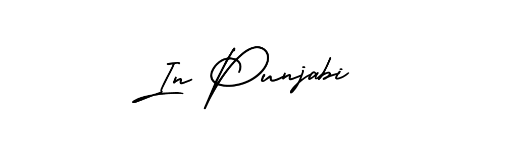 Design your own signature with our free online signature maker. With this signature software, you can create a handwritten (AmerikaSignatureDemo-Regular) signature for name In Punjabi. In Punjabi signature style 3 images and pictures png