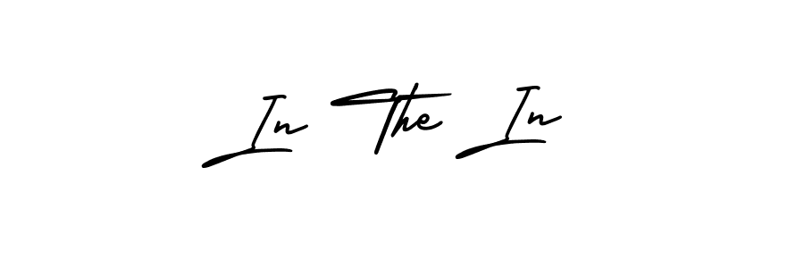 Design your own signature with our free online signature maker. With this signature software, you can create a handwritten (AmerikaSignatureDemo-Regular) signature for name In The In. In The In signature style 3 images and pictures png