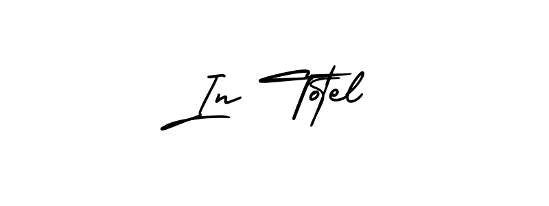 Make a beautiful signature design for name In Totel. With this signature (AmerikaSignatureDemo-Regular) style, you can create a handwritten signature for free. In Totel signature style 3 images and pictures png