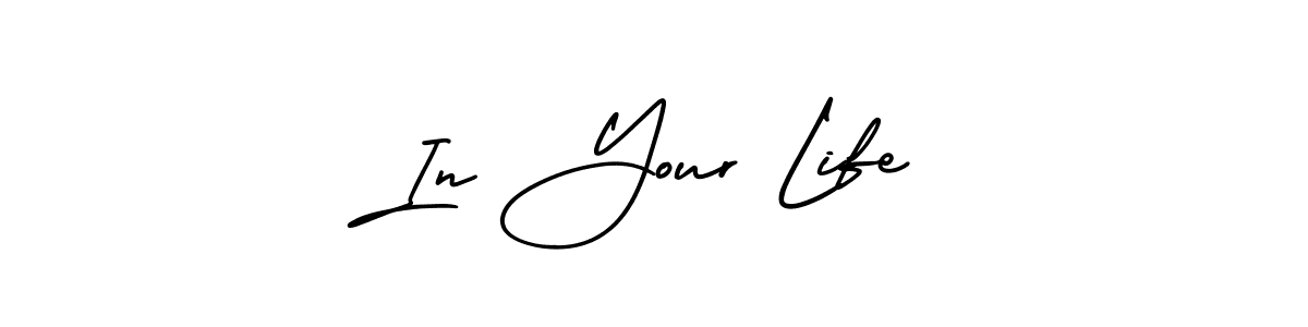 Use a signature maker to create a handwritten signature online. With this signature software, you can design (AmerikaSignatureDemo-Regular) your own signature for name In Your Life. In Your Life signature style 3 images and pictures png