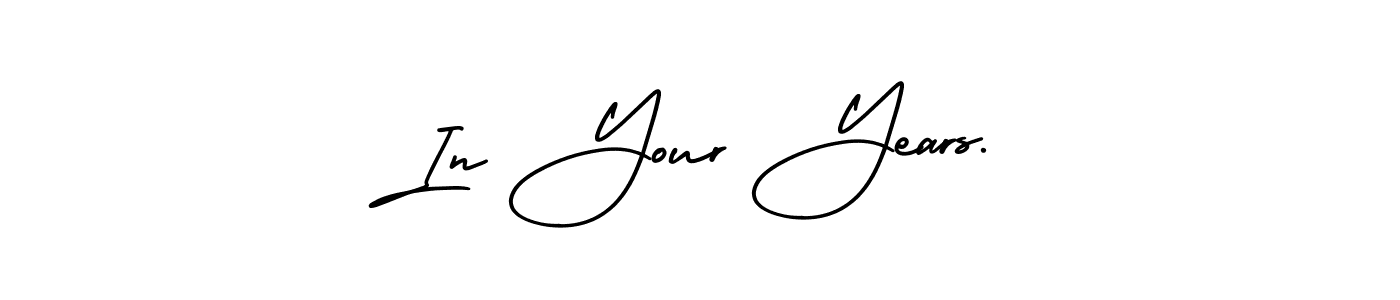 How to make In Your Years. name signature. Use AmerikaSignatureDemo-Regular style for creating short signs online. This is the latest handwritten sign. In Your Years. signature style 3 images and pictures png