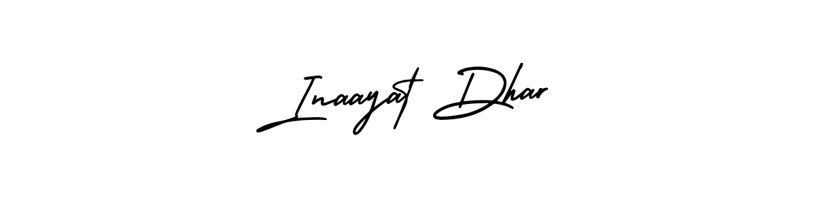 Create a beautiful signature design for name Inaayat Dhar. With this signature (AmerikaSignatureDemo-Regular) fonts, you can make a handwritten signature for free. Inaayat Dhar signature style 3 images and pictures png