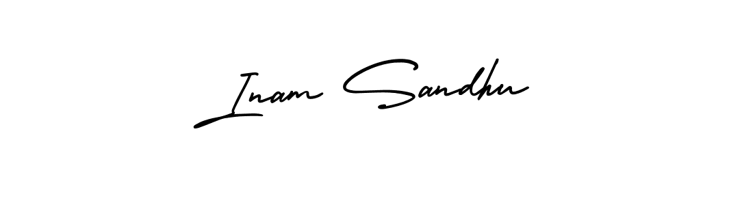 AmerikaSignatureDemo-Regular is a professional signature style that is perfect for those who want to add a touch of class to their signature. It is also a great choice for those who want to make their signature more unique. Get Inam Sandhu name to fancy signature for free. Inam Sandhu signature style 3 images and pictures png