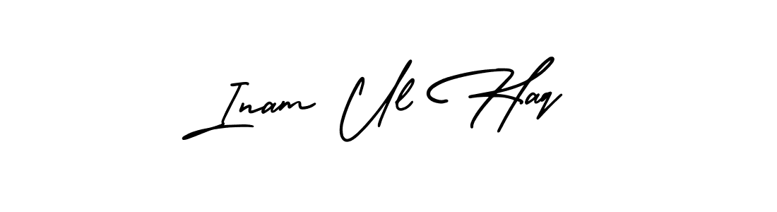 Design your own signature with our free online signature maker. With this signature software, you can create a handwritten (AmerikaSignatureDemo-Regular) signature for name Inam Ul Haq. Inam Ul Haq signature style 3 images and pictures png