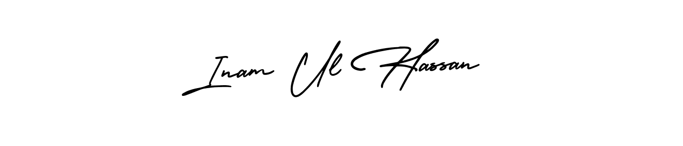 It looks lik you need a new signature style for name Inam Ul Hassan. Design unique handwritten (AmerikaSignatureDemo-Regular) signature with our free signature maker in just a few clicks. Inam Ul Hassan signature style 3 images and pictures png