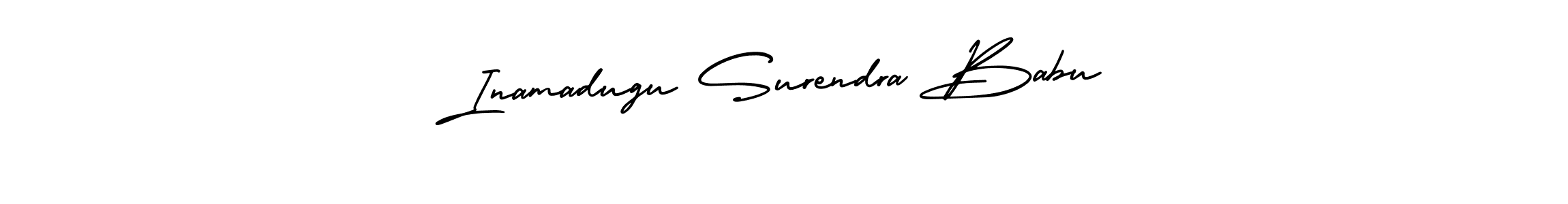 Also You can easily find your signature by using the search form. We will create Inamadugu Surendra Babu name handwritten signature images for you free of cost using AmerikaSignatureDemo-Regular sign style. Inamadugu Surendra Babu signature style 3 images and pictures png