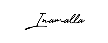 Inamalla stylish signature style. Best Handwritten Sign (AmerikaSignatureDemo-Regular) for my name. Handwritten Signature Collection Ideas for my name Inamalla. Inamalla signature style 3 images and pictures png