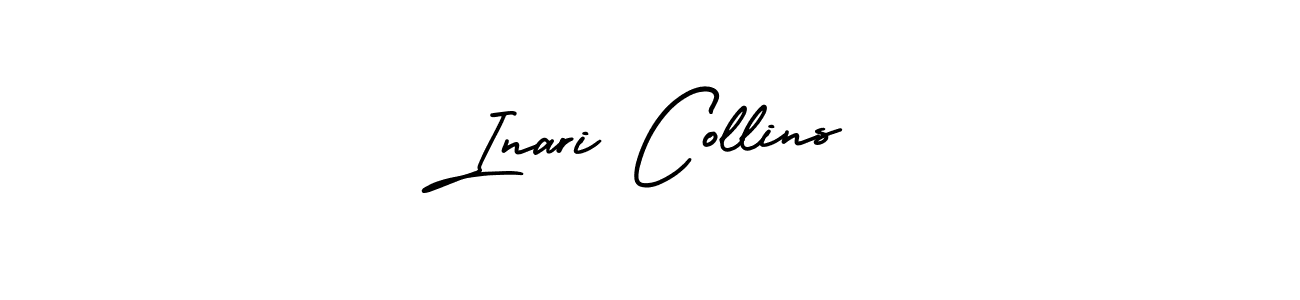 Make a beautiful signature design for name Inari Collins. With this signature (AmerikaSignatureDemo-Regular) style, you can create a handwritten signature for free. Inari Collins signature style 3 images and pictures png