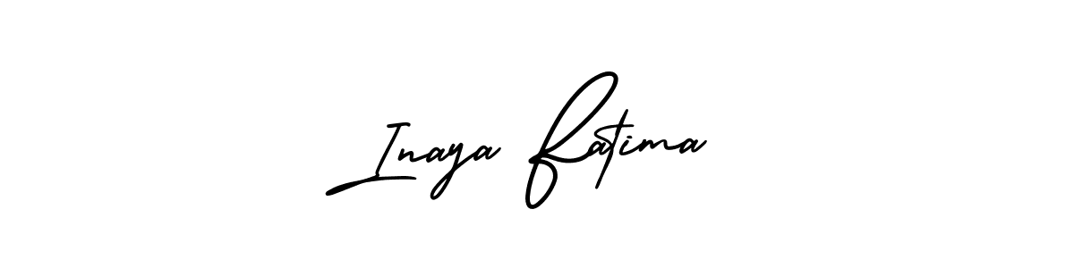 Make a beautiful signature design for name Inaya Fatima. Use this online signature maker to create a handwritten signature for free. Inaya Fatima signature style 3 images and pictures png