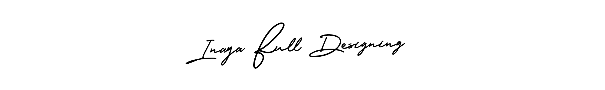 How to make Inaya Full Designing signature? AmerikaSignatureDemo-Regular is a professional autograph style. Create handwritten signature for Inaya Full Designing name. Inaya Full Designing signature style 3 images and pictures png