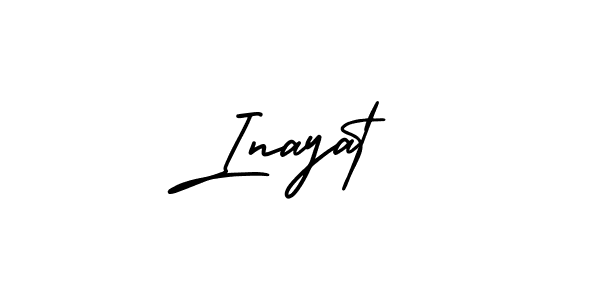 Use a signature maker to create a handwritten signature online. With this signature software, you can design (AmerikaSignatureDemo-Regular) your own signature for name Inayat. Inayat signature style 3 images and pictures png