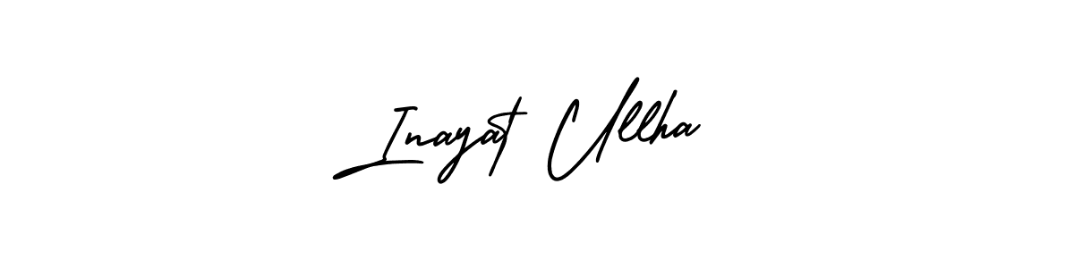 The best way (AmerikaSignatureDemo-Regular) to make a short signature is to pick only two or three words in your name. The name Inayat Ullha include a total of six letters. For converting this name. Inayat Ullha signature style 3 images and pictures png