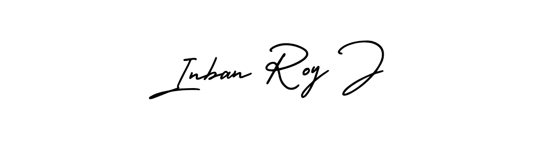 Also we have Inban Roy J name is the best signature style. Create professional handwritten signature collection using AmerikaSignatureDemo-Regular autograph style. Inban Roy J signature style 3 images and pictures png