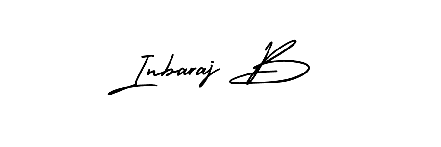 You can use this online signature creator to create a handwritten signature for the name Inbaraj B. This is the best online autograph maker. Inbaraj B signature style 3 images and pictures png