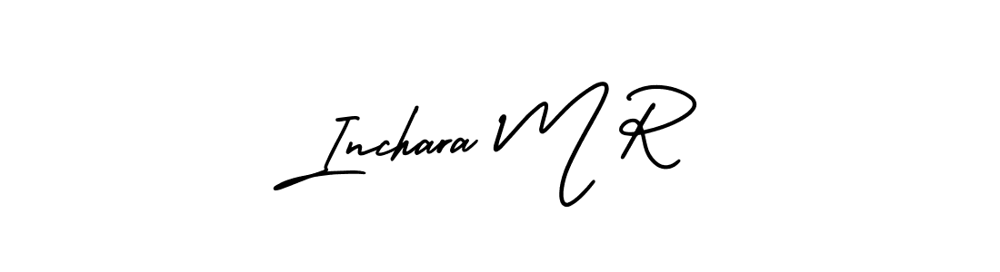 Here are the top 10 professional signature styles for the name Inchara M R. These are the best autograph styles you can use for your name. Inchara M R signature style 3 images and pictures png