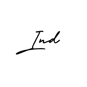 Use a signature maker to create a handwritten signature online. With this signature software, you can design (AmerikaSignatureDemo-Regular) your own signature for name Ind. Ind signature style 3 images and pictures png